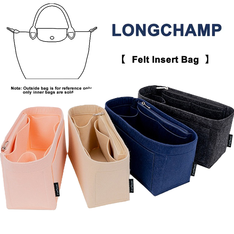 Women'S Bags Longchamp - EverToner damska filcowa torba z wkładką
