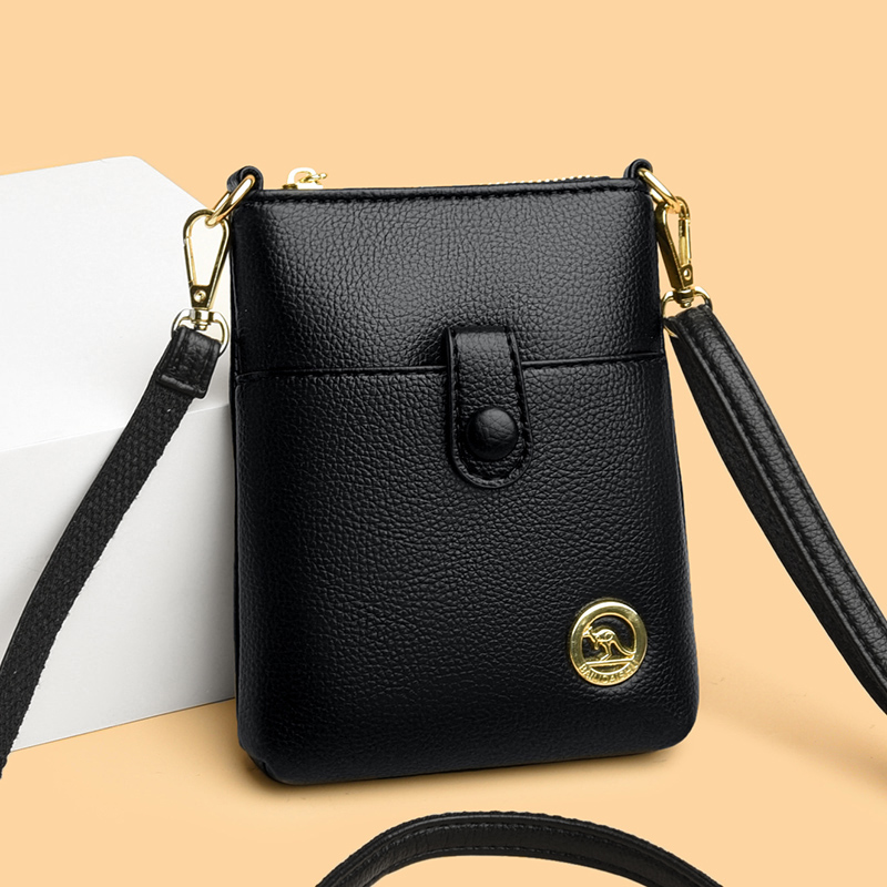 Women Bags Mk - Torebka na telefon ze skóry PU,