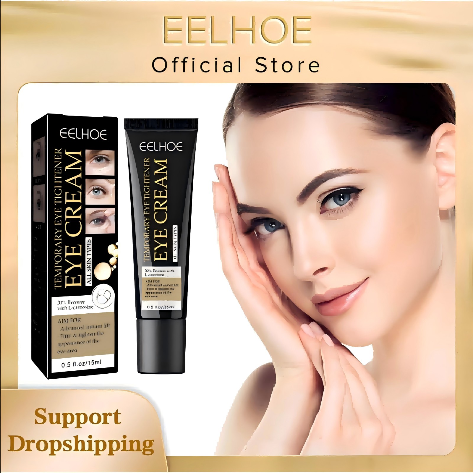 Women Bags Under Eyes - EELHOE ujędrniający krem pod oczy do
