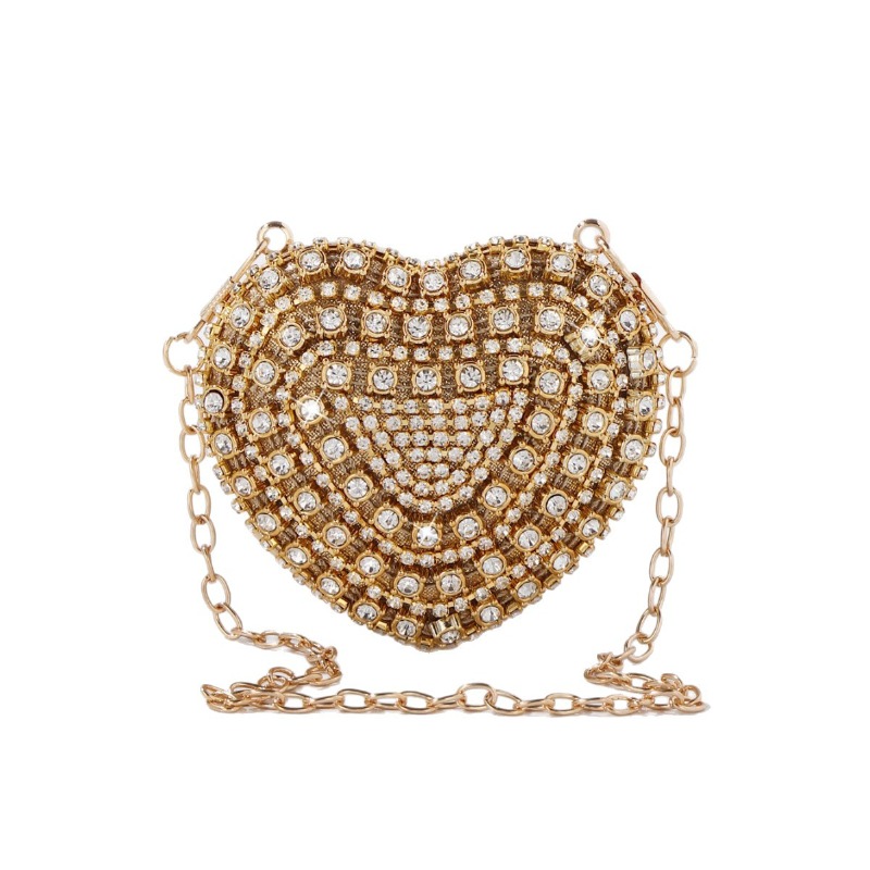 Mini Purse Chain - Mini Torebka Wieczorowa w Kształcie Serca