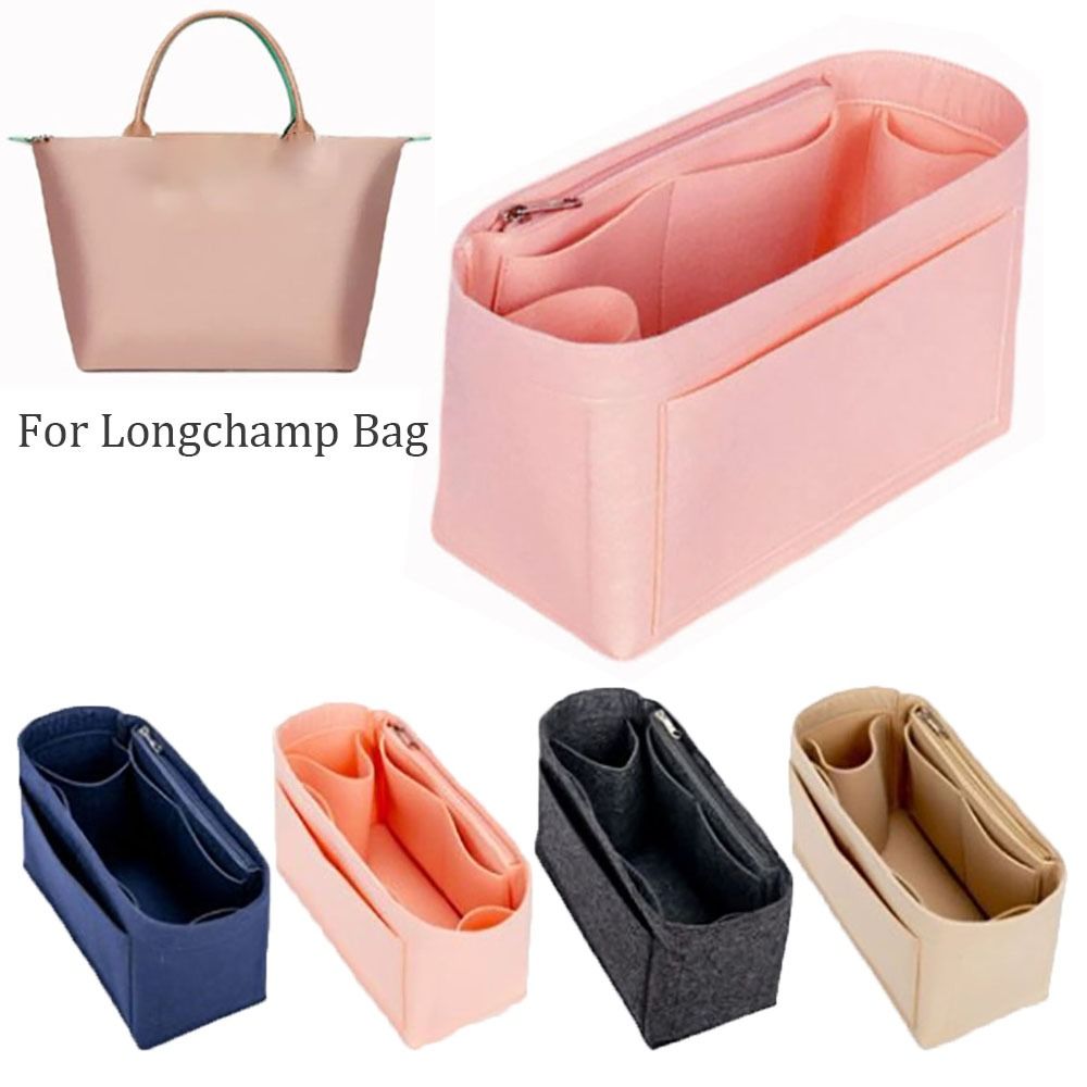 Women'S Bags Longchamp - Wytrzymała filcowa wkładka do torebki, organizer
