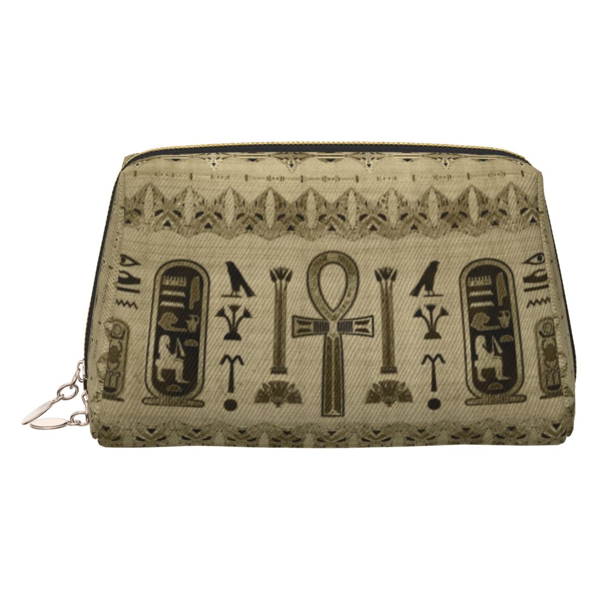 Women Bags In Egypt - Kosmetyczka z motywem egipskiego krzyża Ankh,