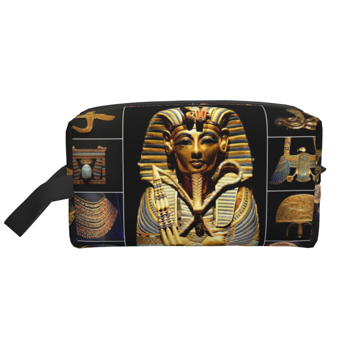 Women Bags In Egypt - Egipski Król Tutanchamon Hieroglify Kosmetyczka Damska