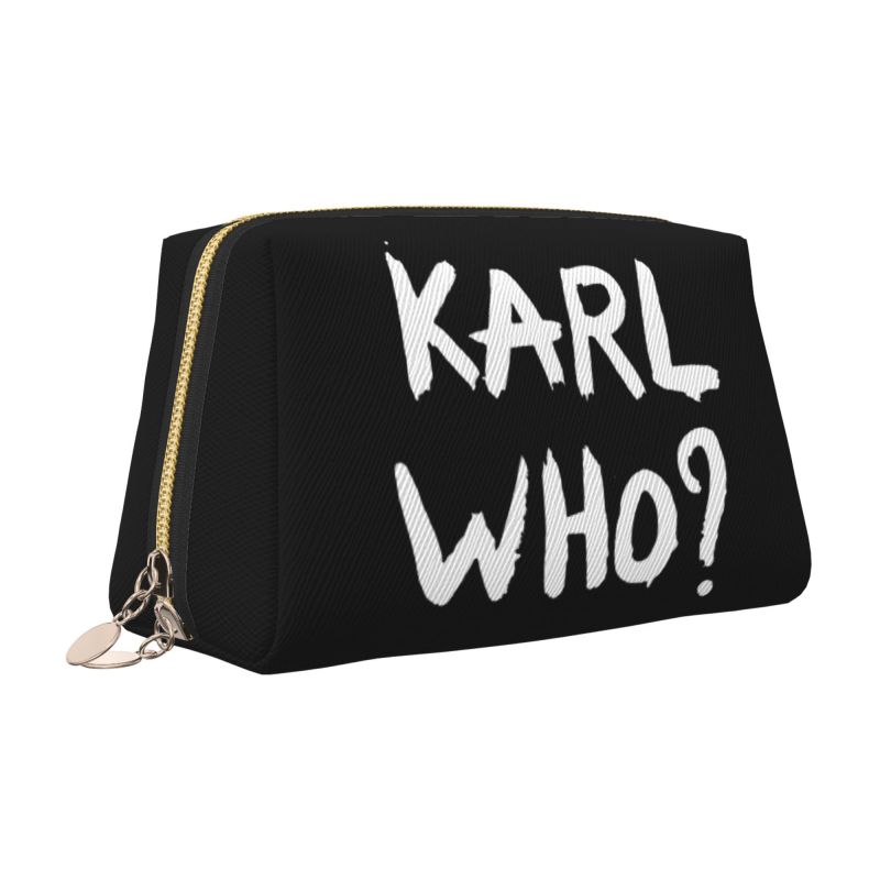 Women'S Karl Bags - Kosmetyczka Karl Who Print ze skóry,