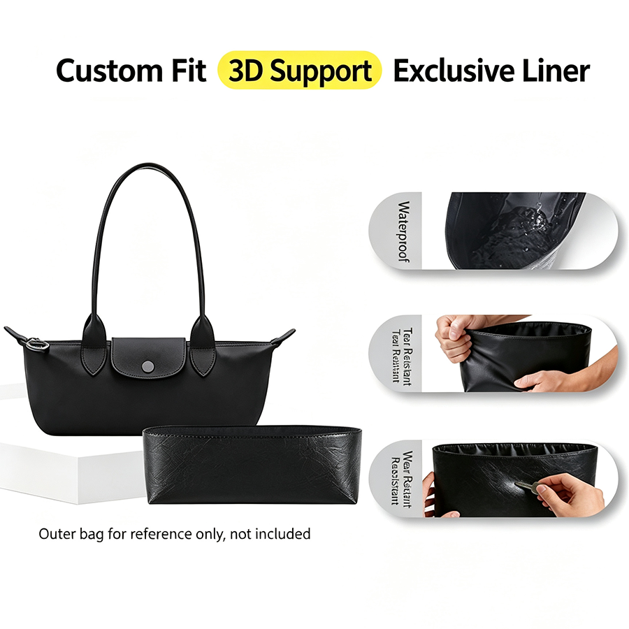 Women'S Bags Longchamp - Dodatkowa wodoodporna wkładka z papieru Dupont