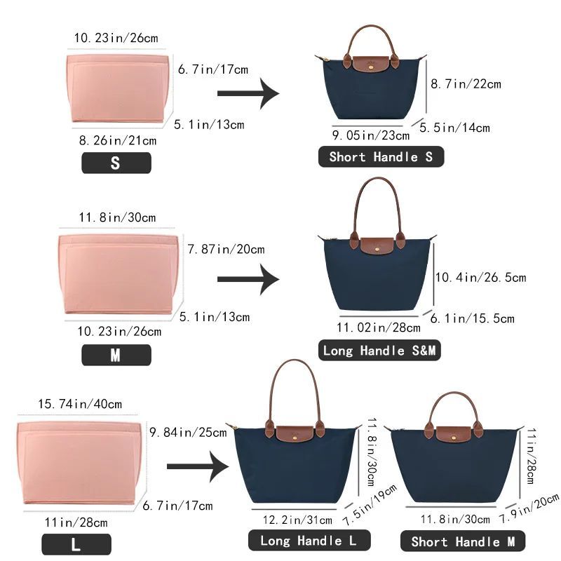 Filcowa wkładka do torebki pas – Women'S Bags Longchamp recenzja i cena