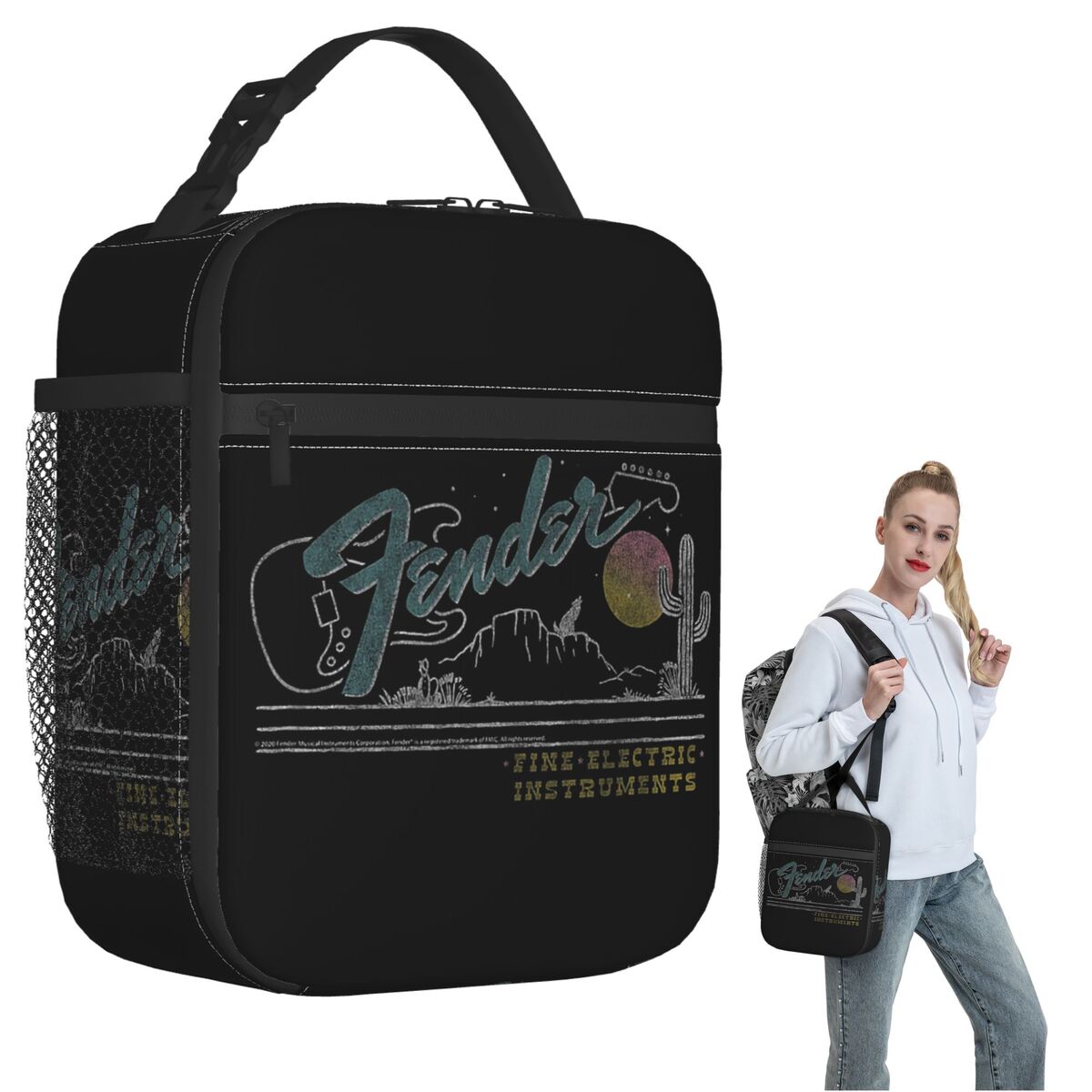 Torba na lunch z motywem jazzu – Women Bags Company recenzja i cena