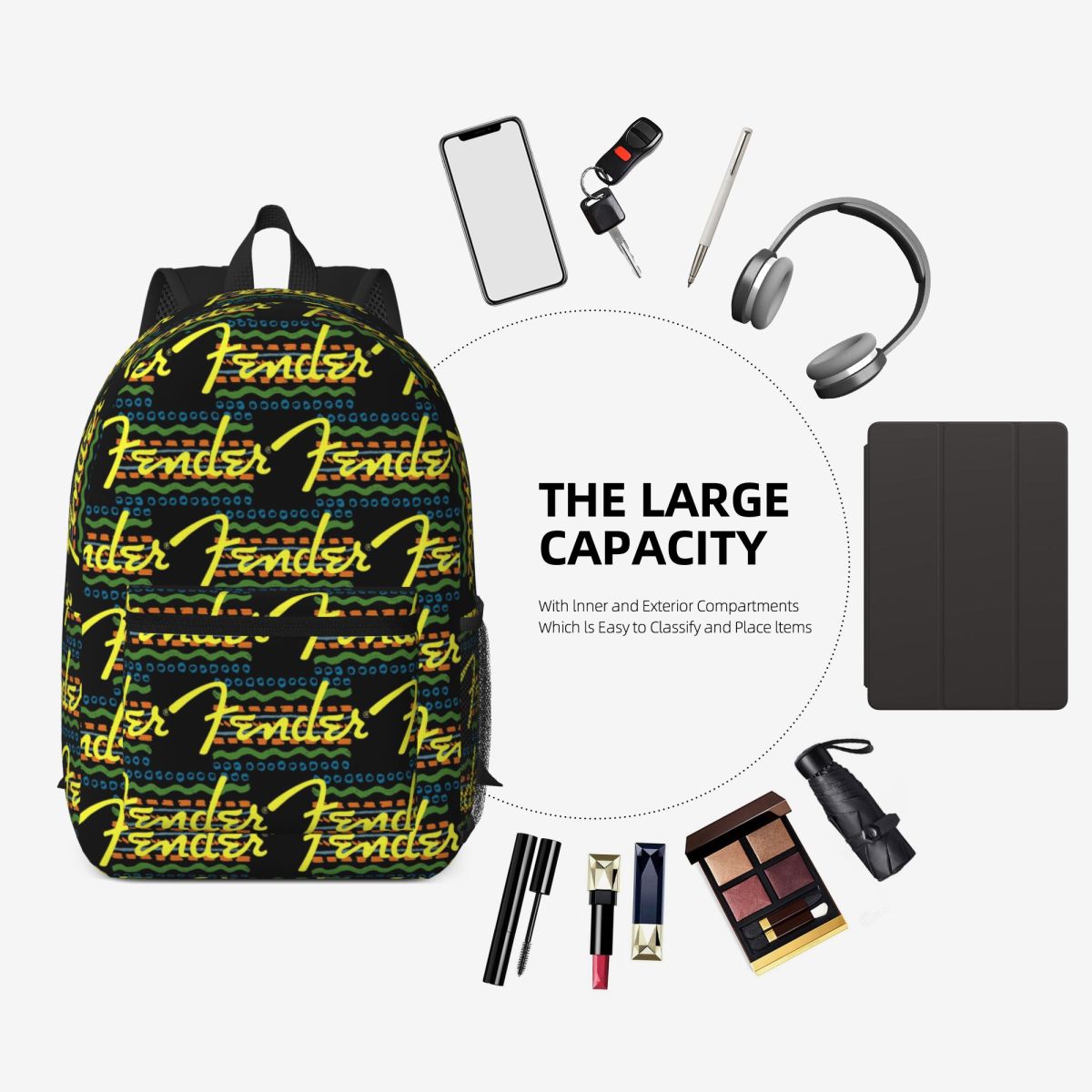 Plecak Fender z motywem muzyki – Women Bags Company recenzja i cena