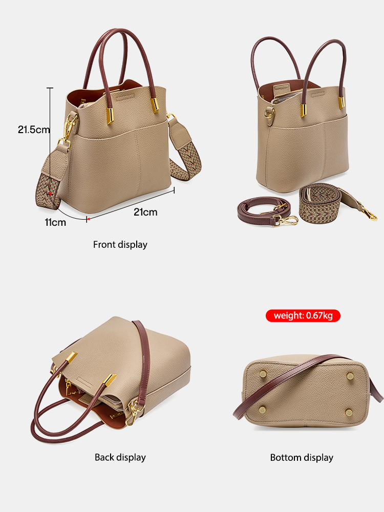 Zency Skórzana Torba Wiaderko  – Women Bags Green recenzja i cena