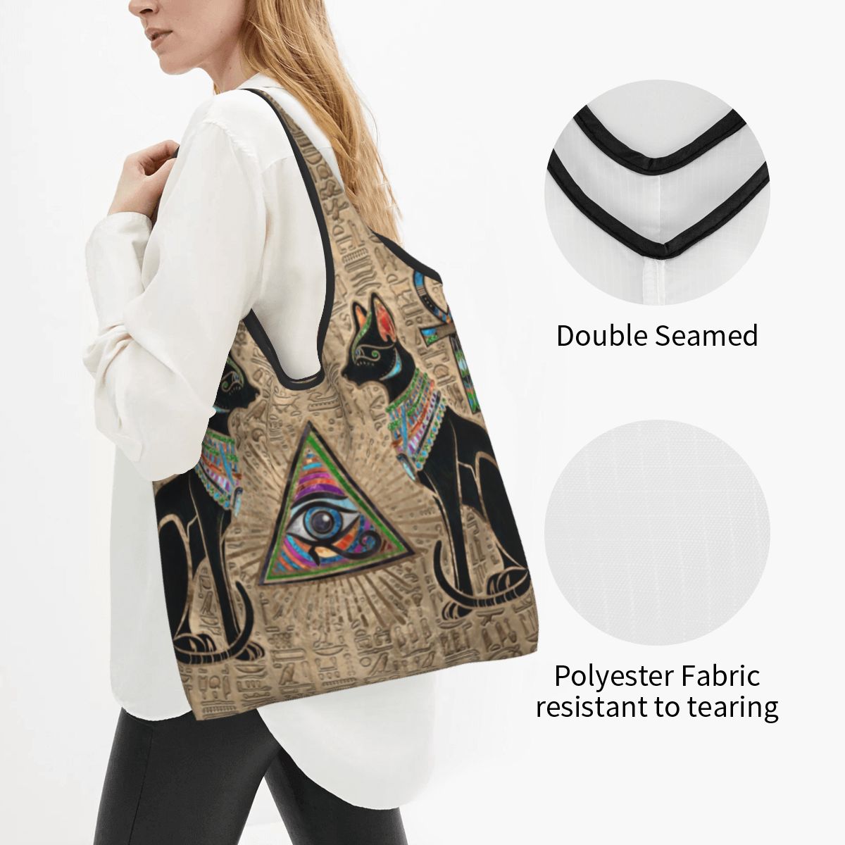 Torba na zakupy wielokrotnego  – Women Bags In Egypt recenzja i cena
